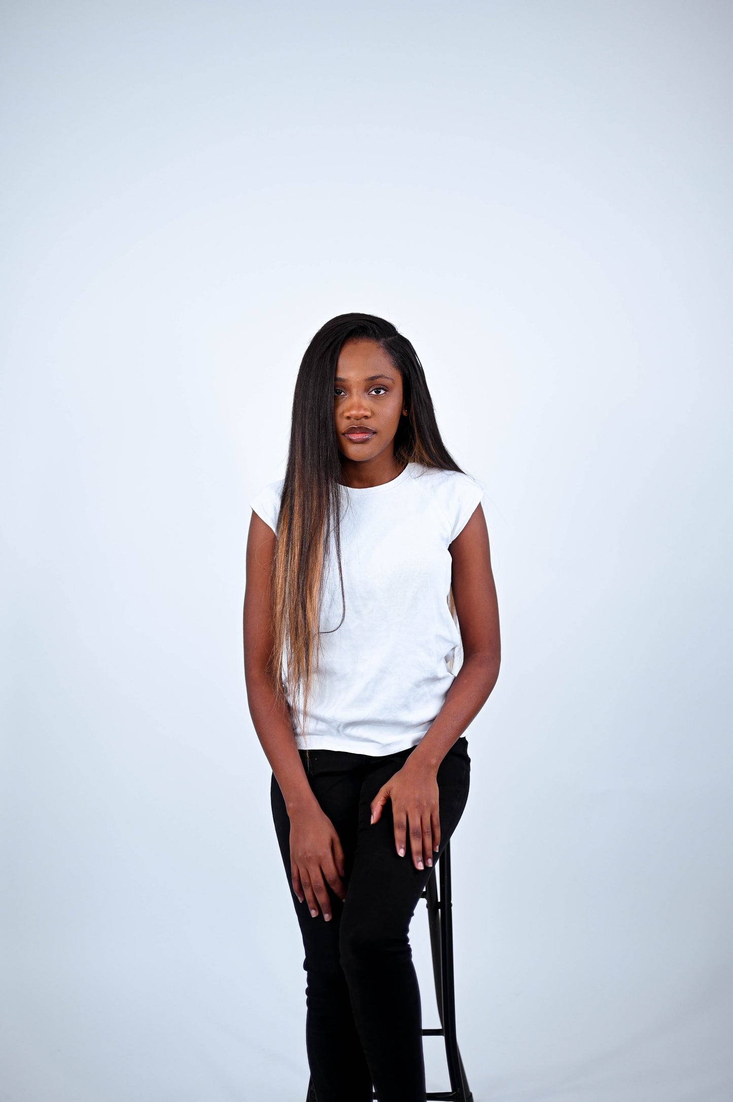 Extension Premium Clip-in Kinky Straight Brun