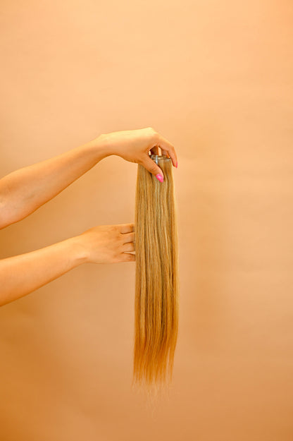 Extension Premium Clip-in Kinky Straight Blond