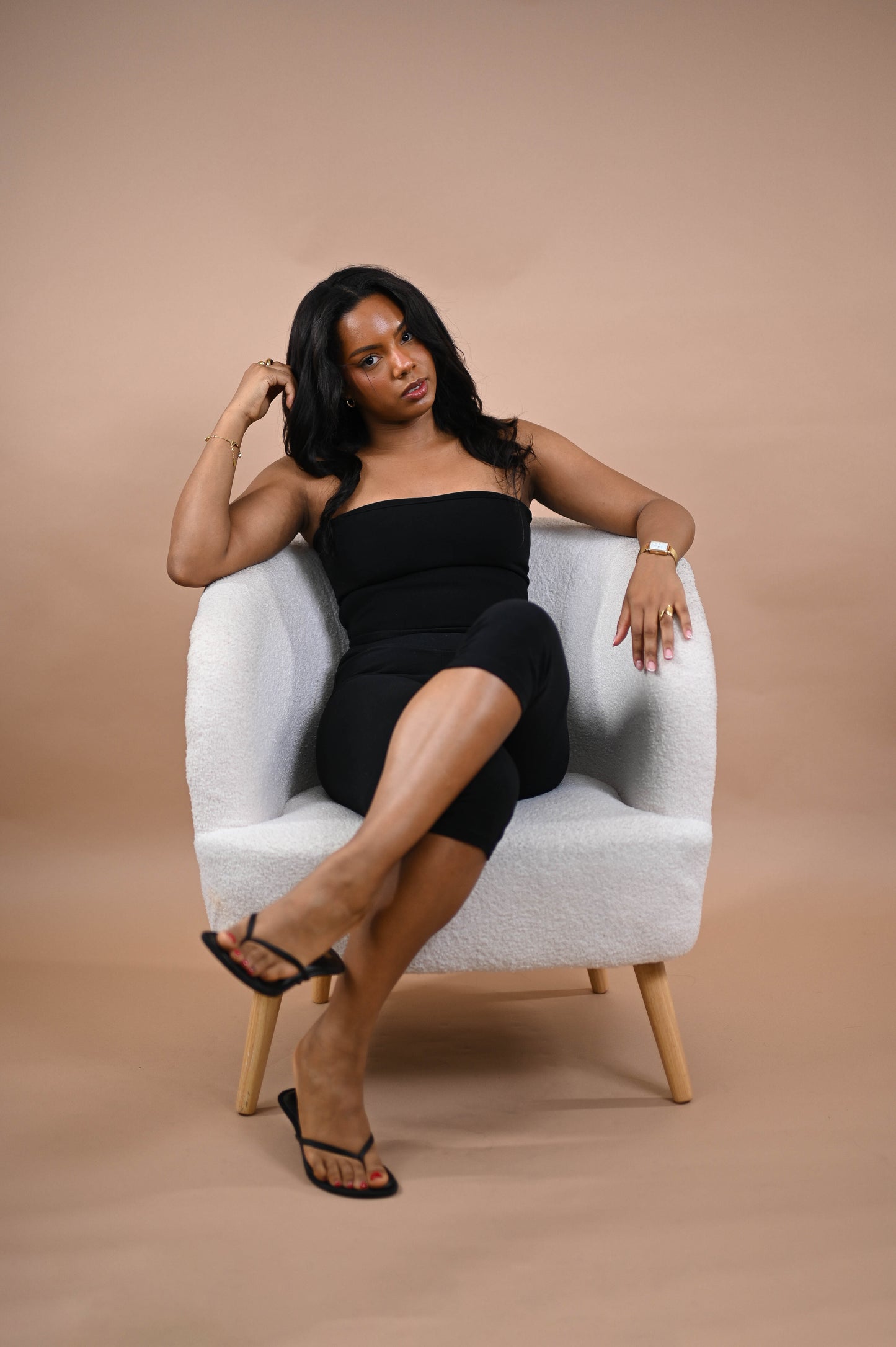 V-Part Yaki Loose Wave Brun